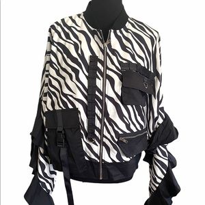 Animal print jacket